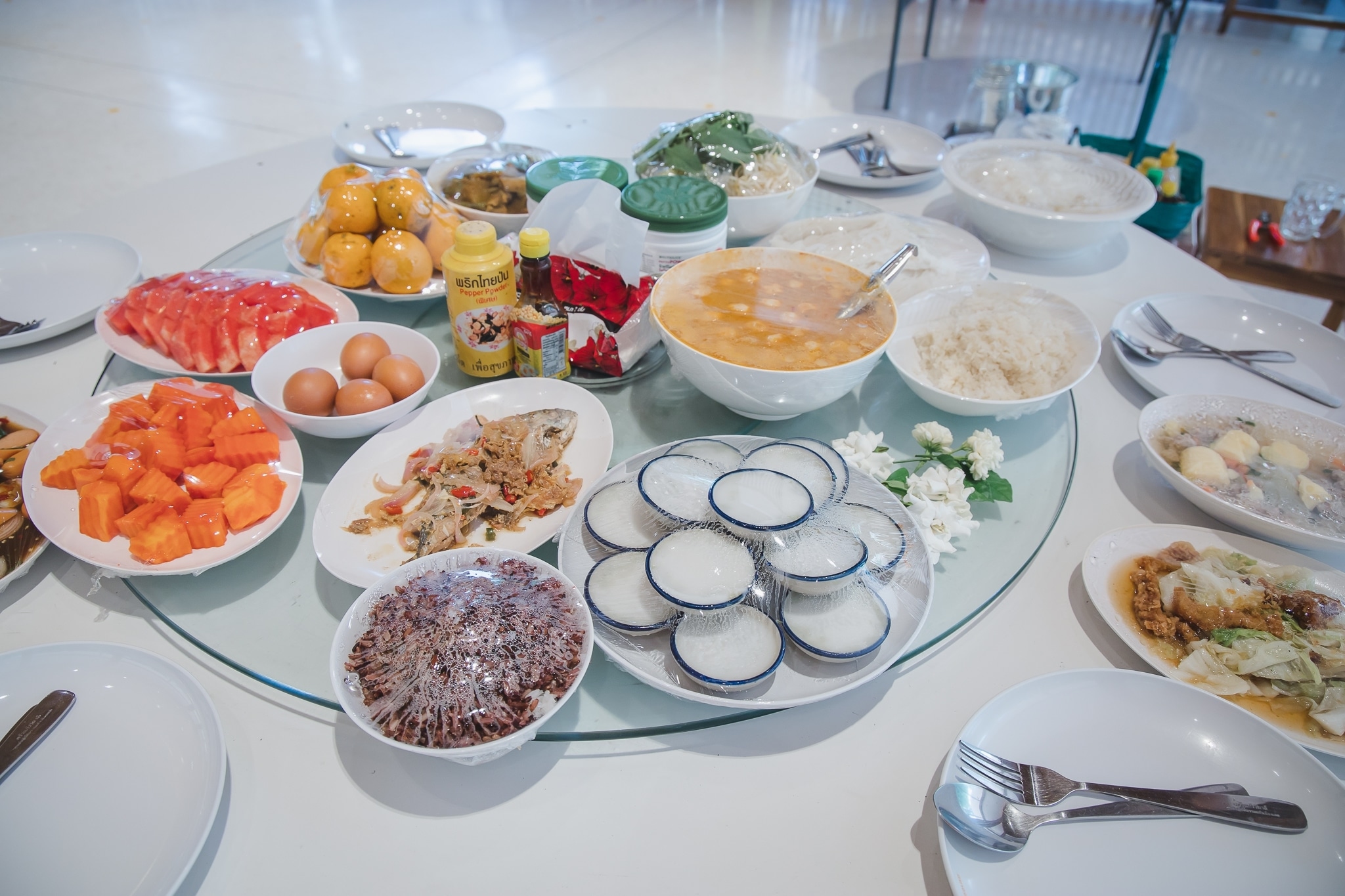 อาหารศูนย์ปฏิบัติธรรม